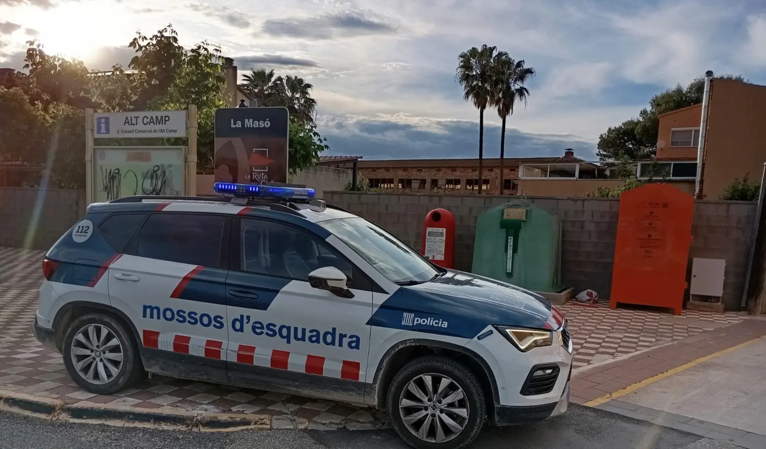 Plantación ilegal de marihuana desmantelada en La Masó, Tarragona