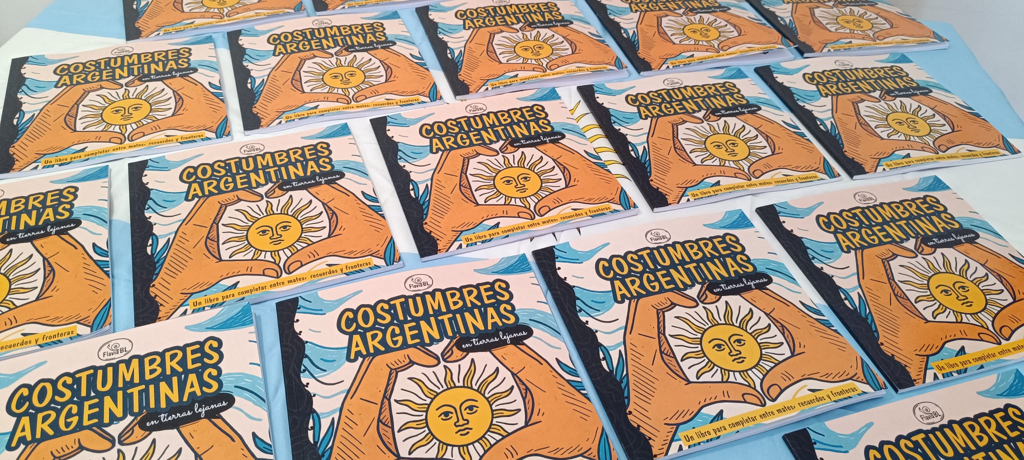 Libro 'Costumbres Argentinas en Tierras Lejanas' de Flavia Brito Leiva.