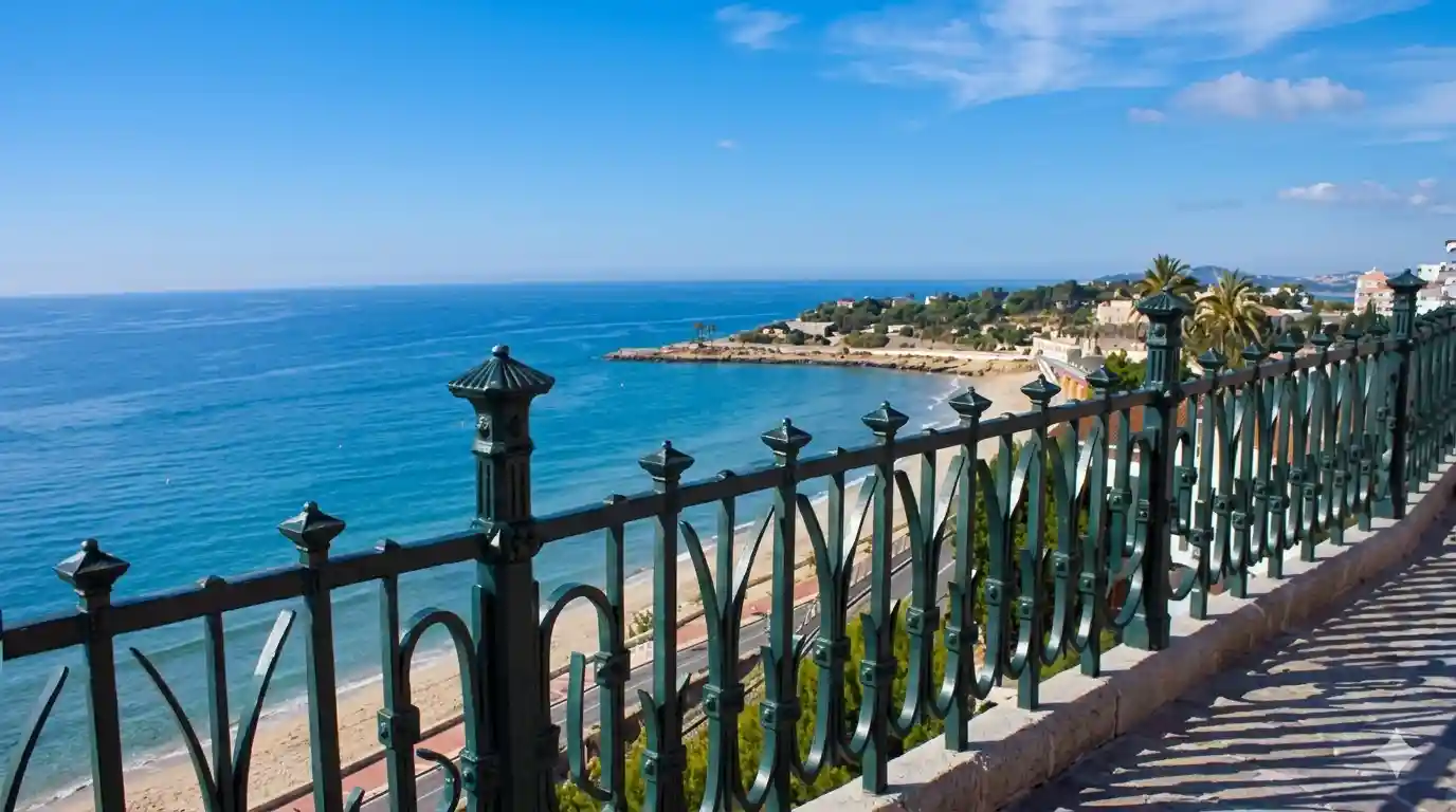 Vistas desde el Balcón del Mediterráneo en Tarragona